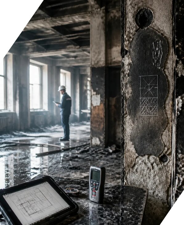 Обследование зданий после пожара в Сестрорецке от 15374 р. | ЭкспертизаРоссия