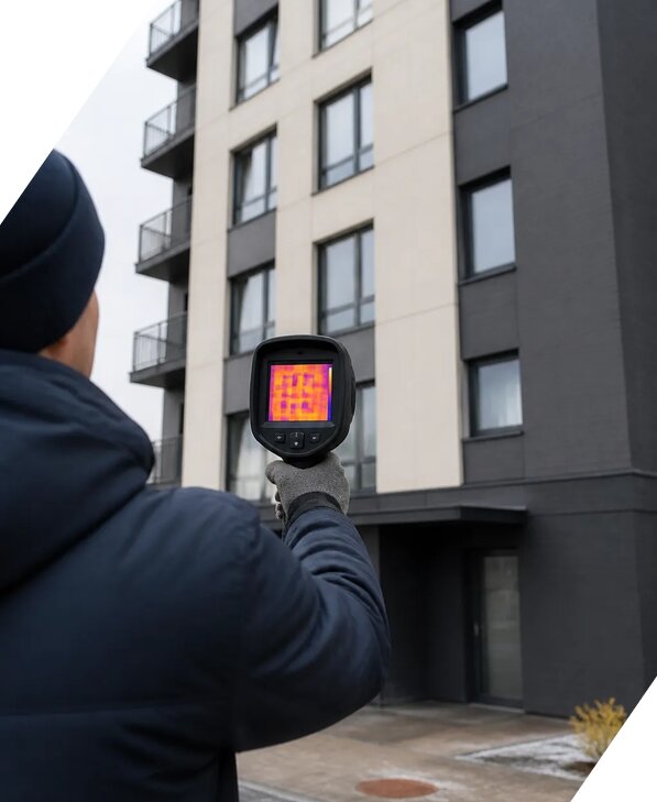 Тепловизионное обследование зданий в Сестрорецке от 5125 р. | ЭкспертизаРоссия